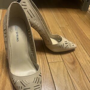 Call It Spring beige heels